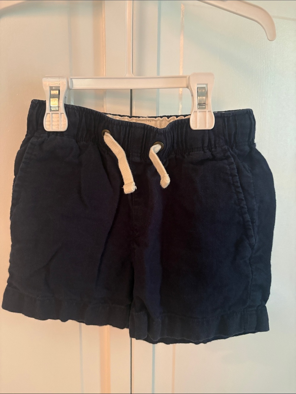 Crewcuts Navy Blue Drawstring Cotton Shorts